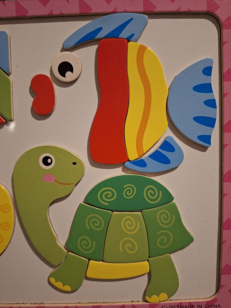Puzzle magnetyczne dla najmłodszych 4 obrazki