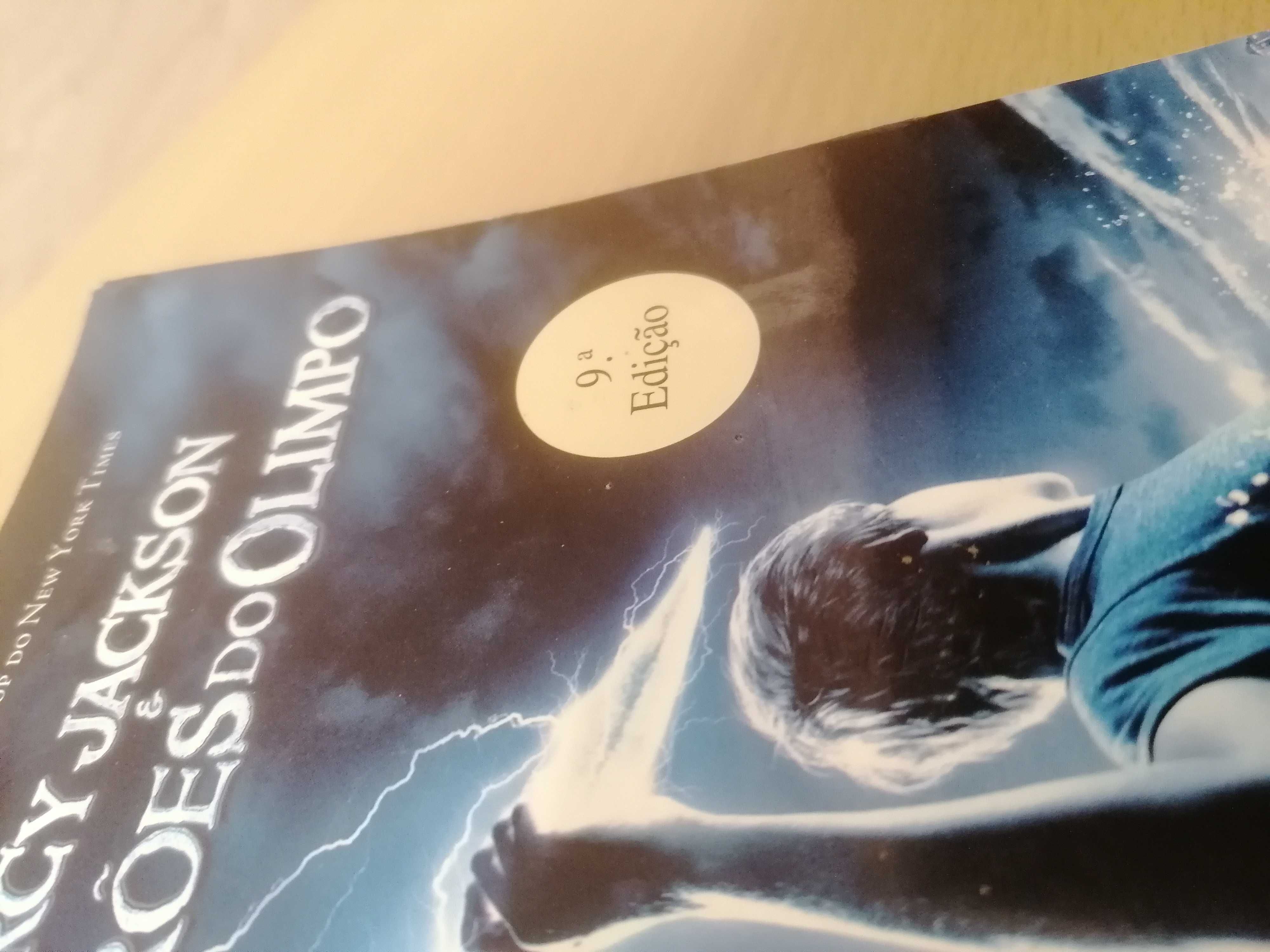 Livro "Percy Jackson os ladrões do olimpo"