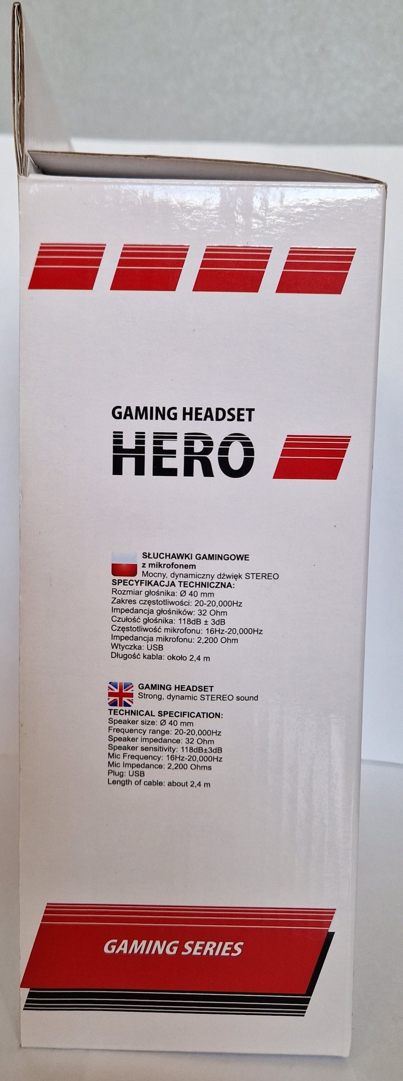 Słuchawki Gamingowe z Mikrofonem ART Gaming Headset HERO