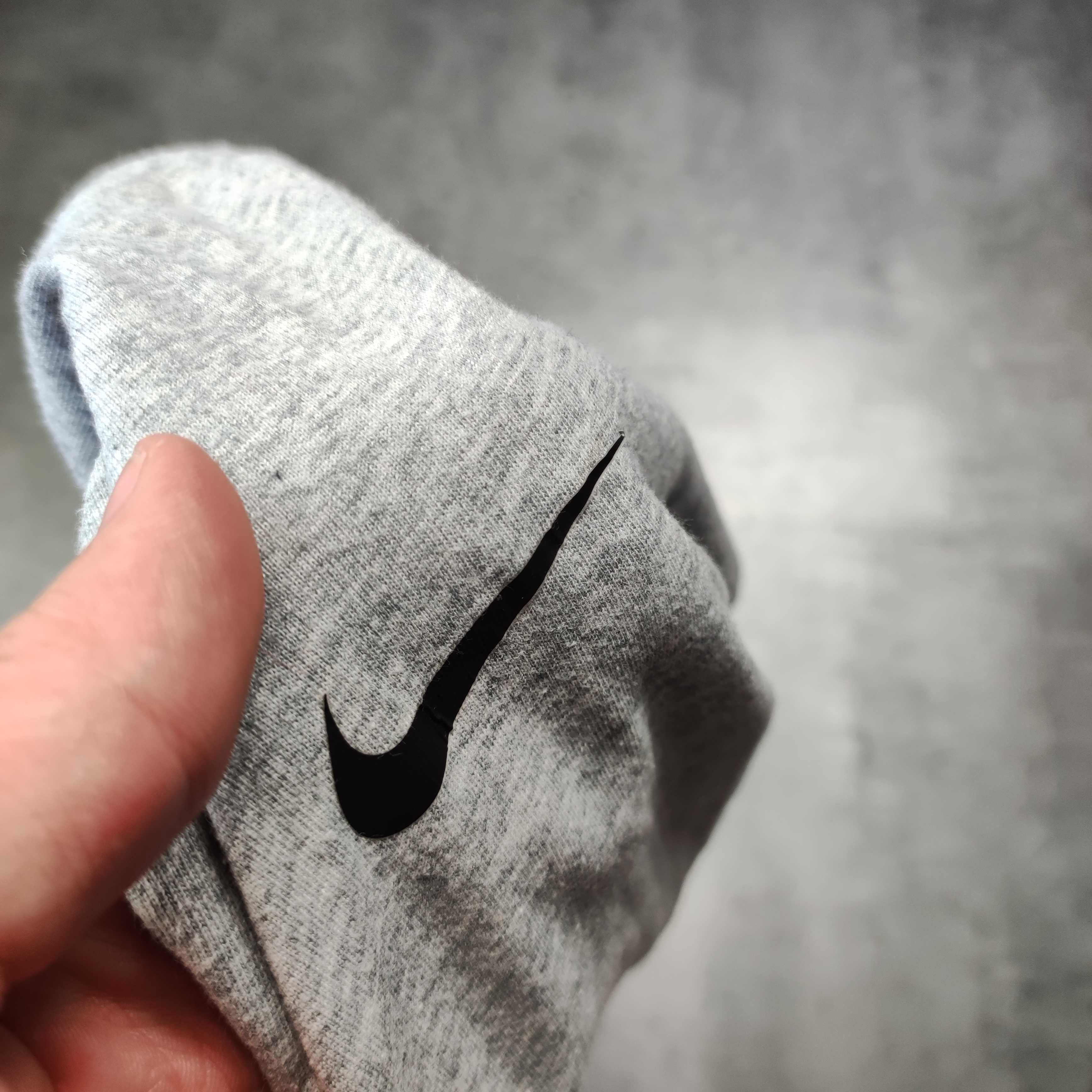 MĘSKA Koszulka Sportowa Klasyczna Dri-Fit Nike Szara Lekka Siłownia