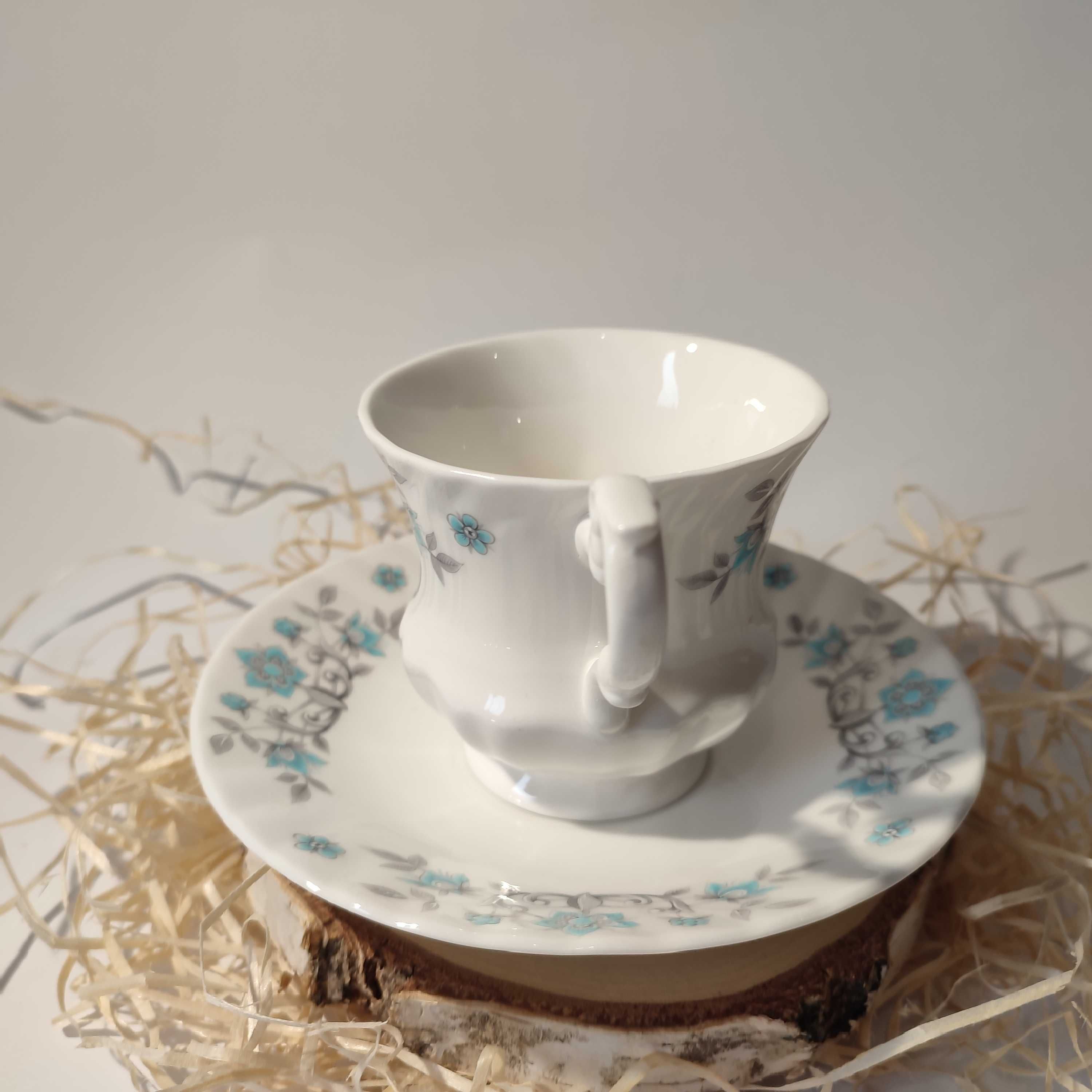 Mayfair Pottery filiżanka i spodek kostna porcelana