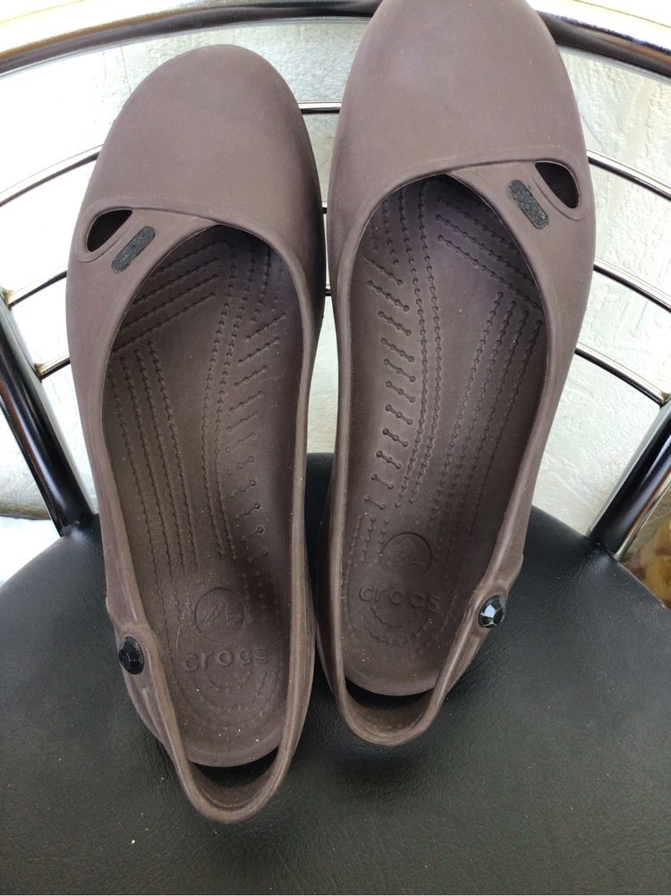 Crocs  (Оригинал ) мокасины сандалии женские р 41 - 42
