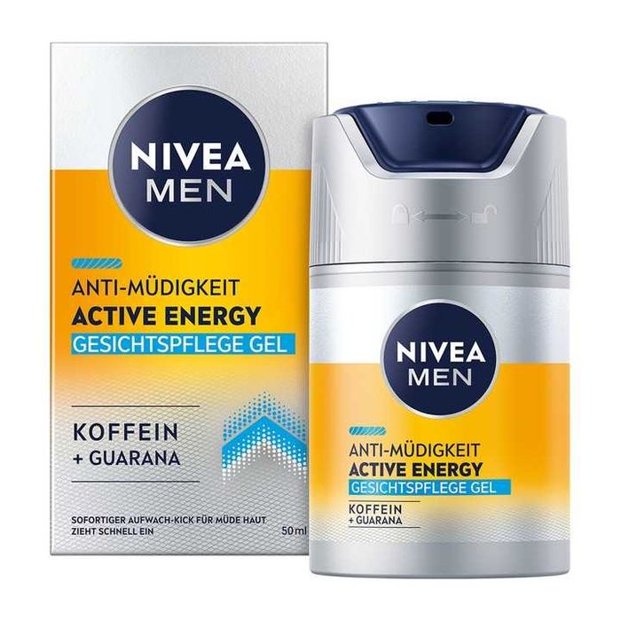 Krem żel do twarzy NIVEA MEN Active Energy KOFFEIN + GUARANA 50 ml