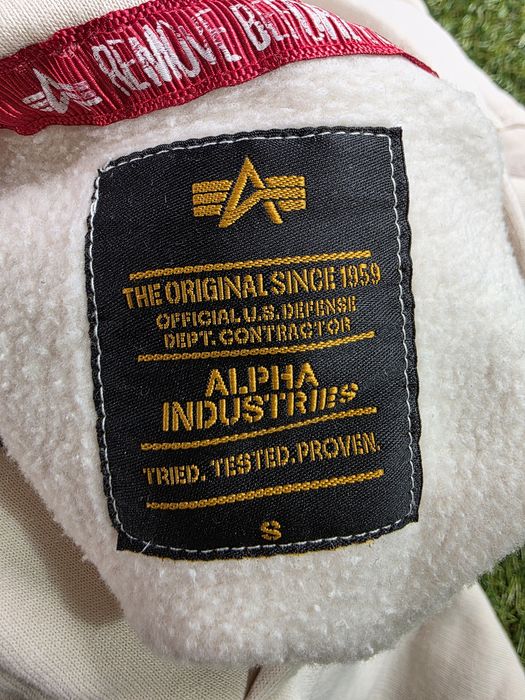 Alpha Industries - męska bluza z kapturem r. S