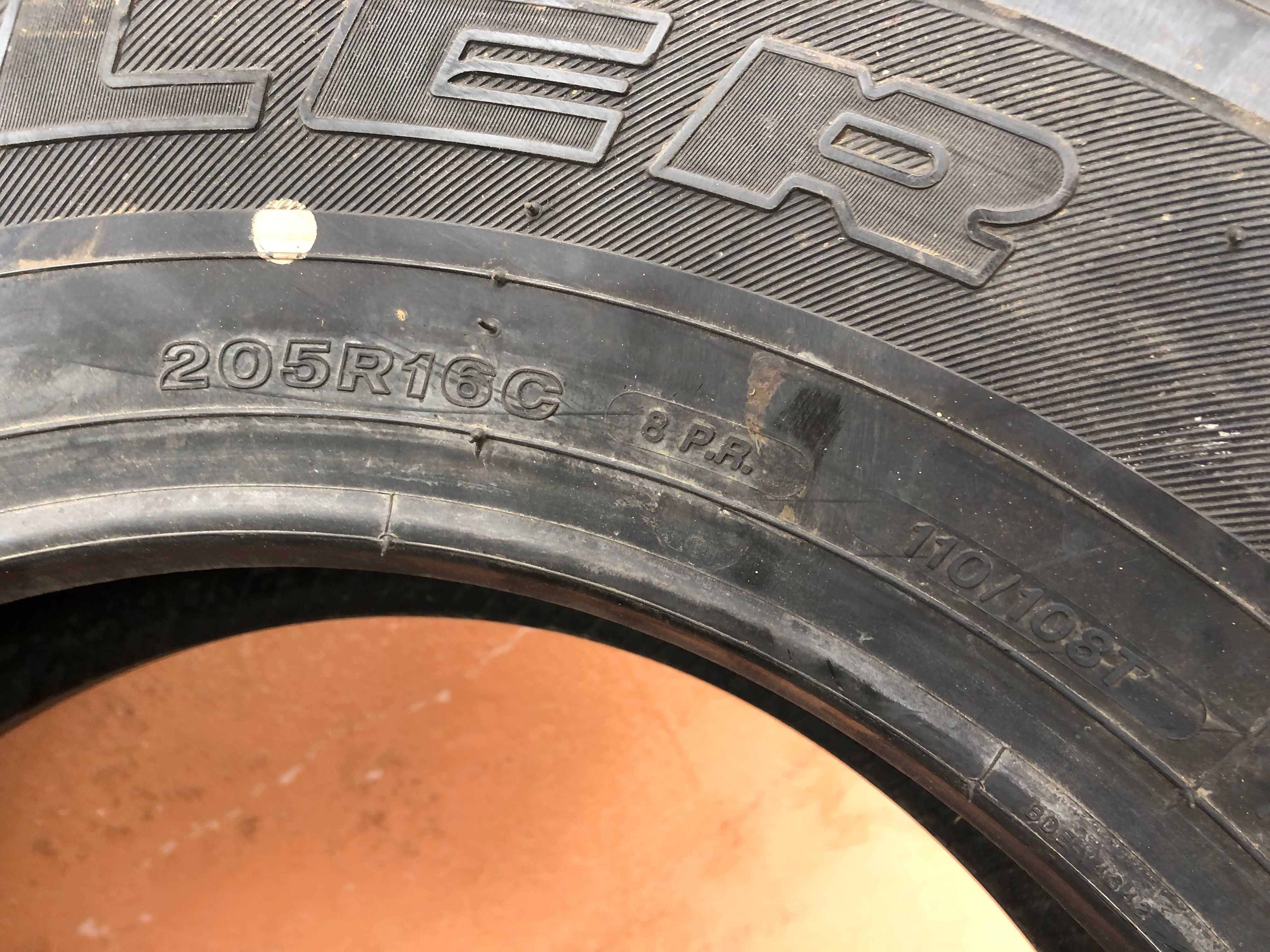 Нові шини BRIDGESTONE 205 R16C, Dueler H/T, всесезонна резина, цешка