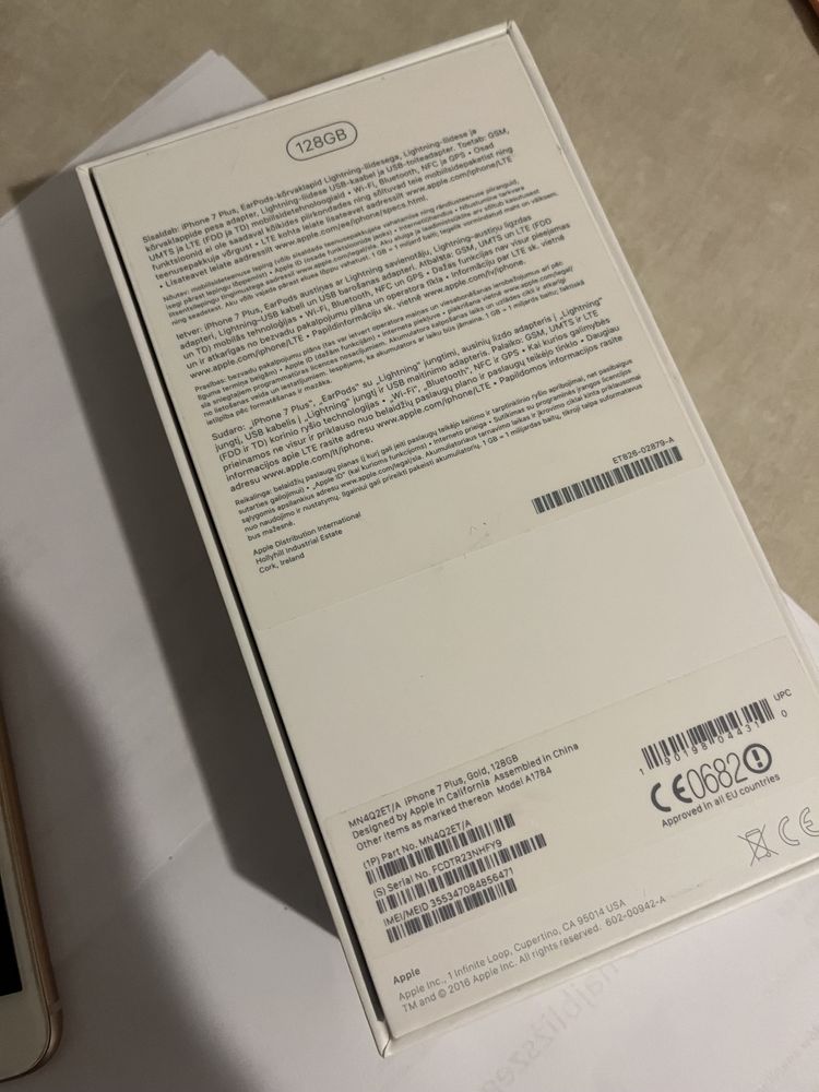 Iphone 7+ plus GOLD idealny