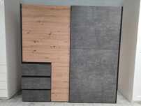 Szafa loftowa 200x200x60 cm | Styl industrialny | Transport GRATIS