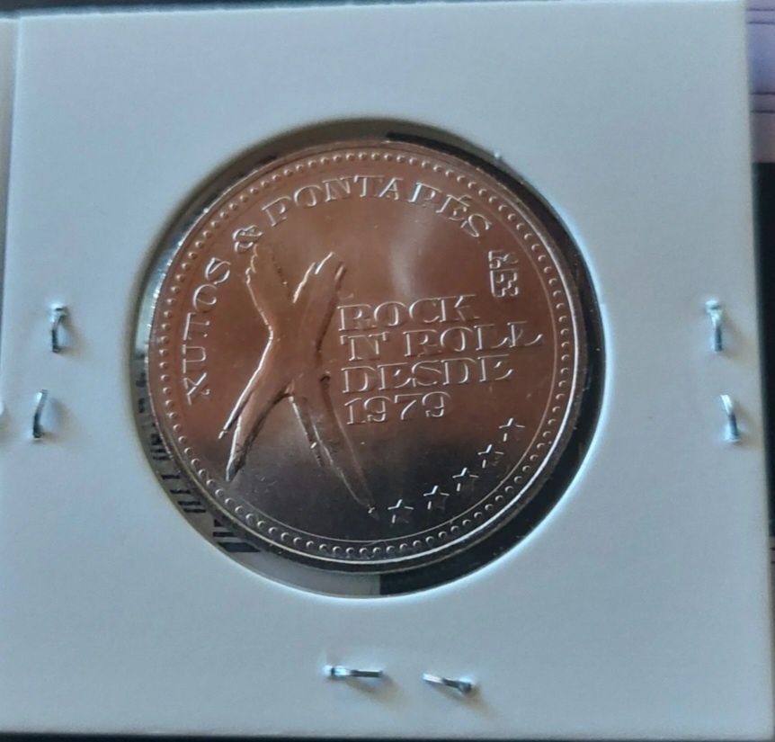 Moeda Comemorativa 5€ Xutos é Pontapés