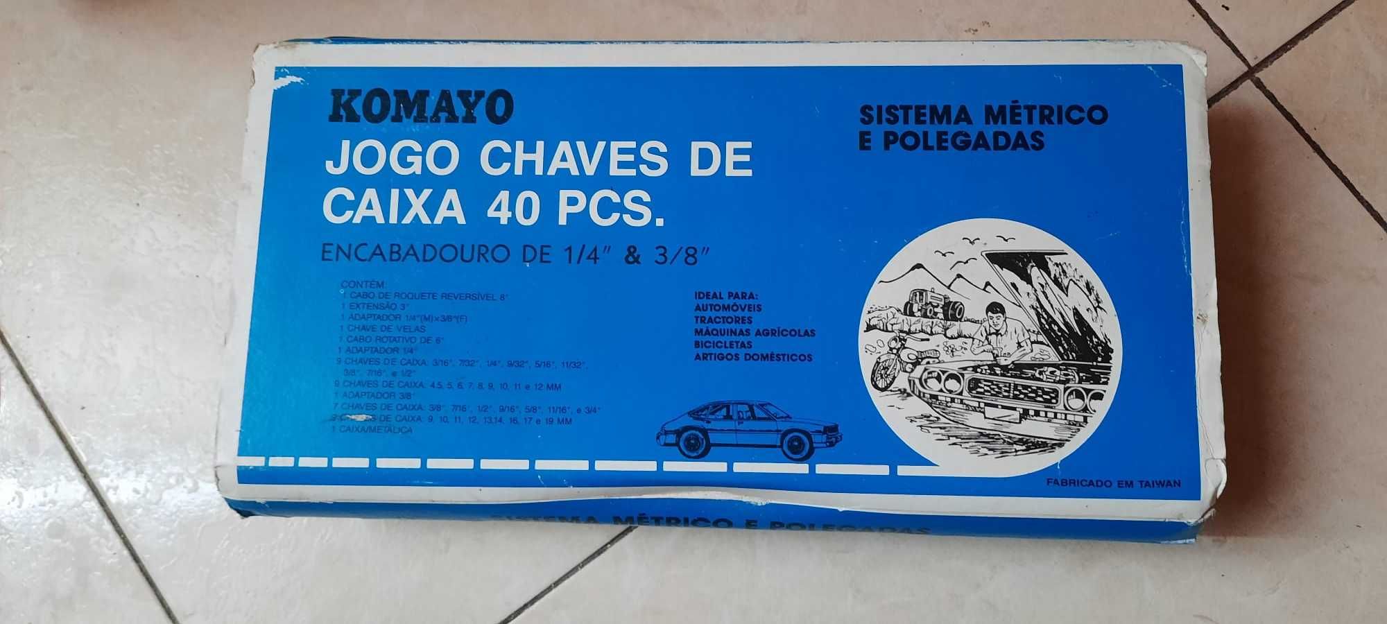 Jogo de Chaves de Caixa - 40 peças