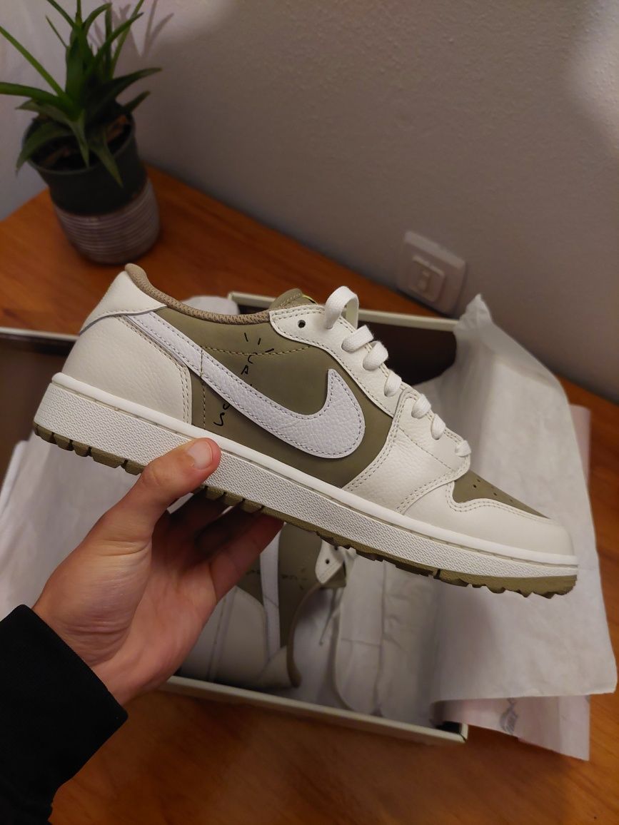 Travis Jordan 1 Low Golf Neutral Olive