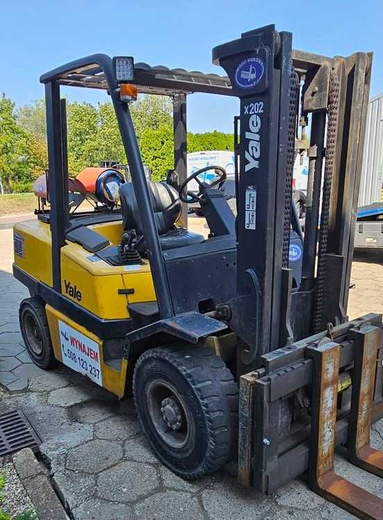 Yale GLP55MJ wózek widłowy udźwig 5.5T LPG przesuw 2002r. UDT  POMAX