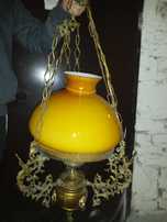 Lampa, żyrandol mosiężny