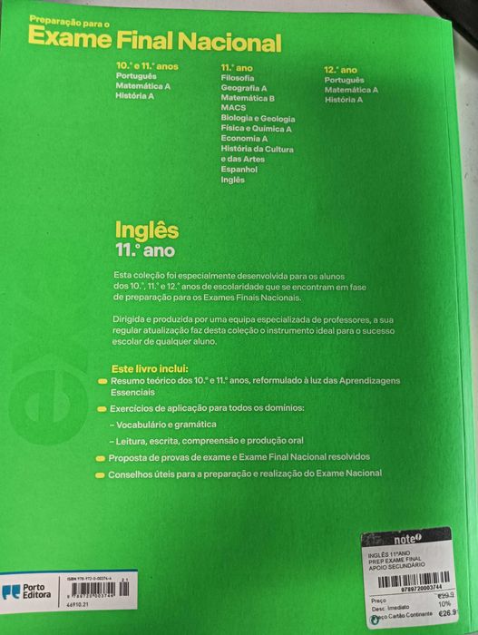 Manual de preparação de exames de Inglês - 11 ano
