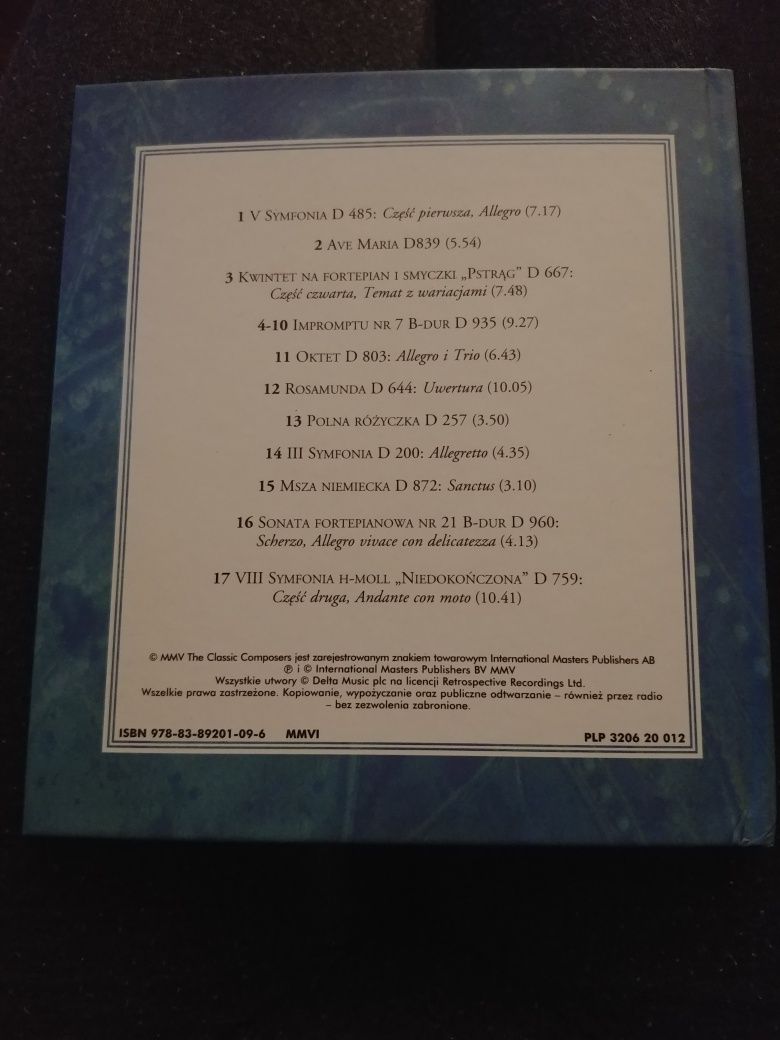 Płyta CD Schubert