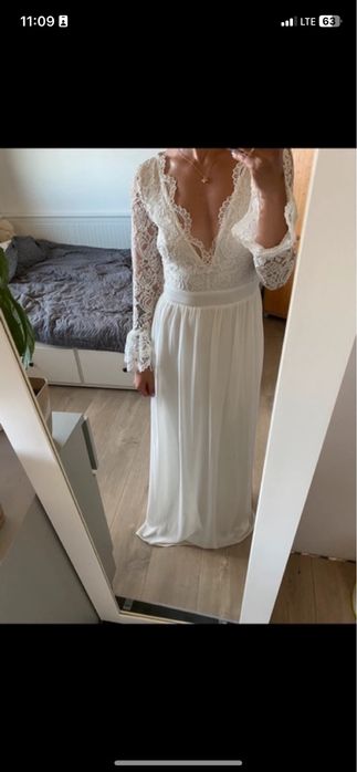 Suknia ślubna koronkowa rozmiar 36/38