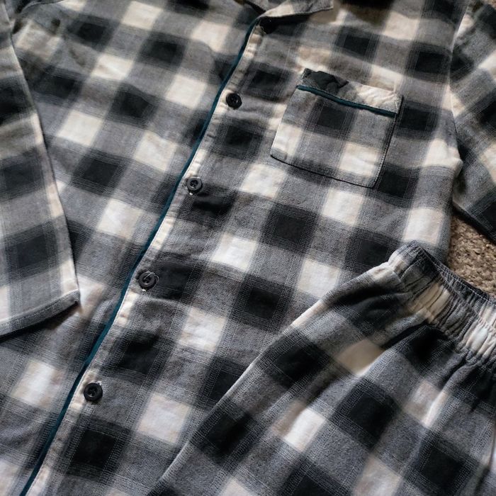 Бавовняна піжама в клітинку