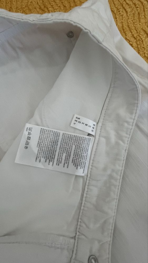 Calças brancas Delux Jeans C&A senhora T46 com brilhantes