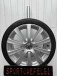 Alufelgi KOMPLET 18 cali 5x112 VW Omanyt R36 Golf Passat Sciroco Opony