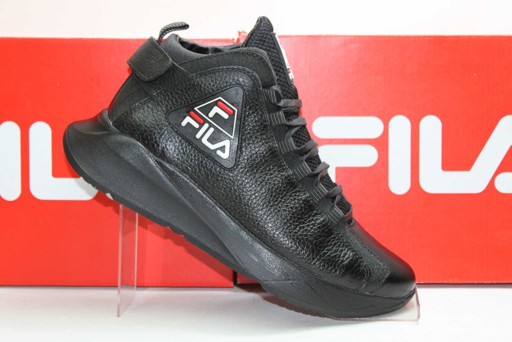 Fila - зимние кожаные кроссовки - ботинки - кросівки на меху.(17-1мех)