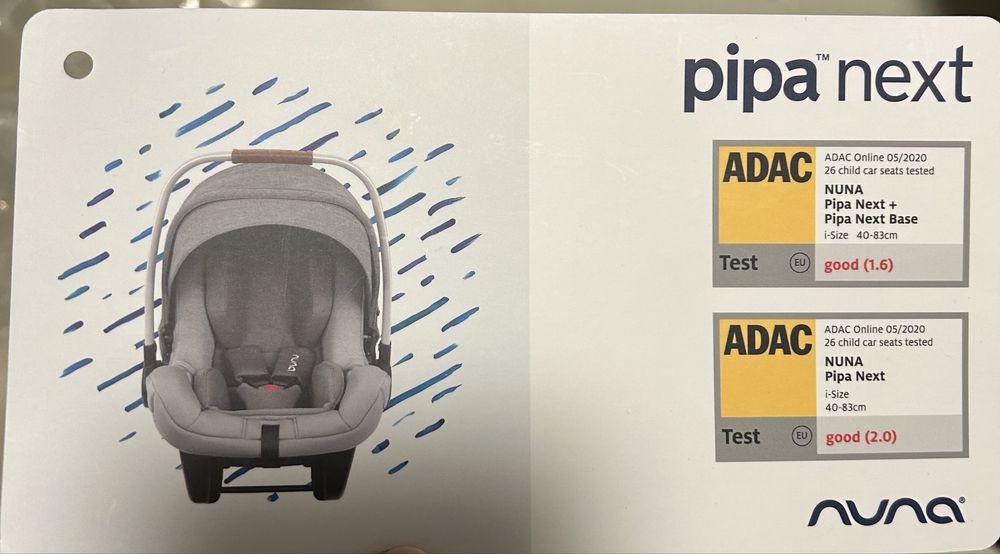 Nuna Pipa Next 0-13 fotelik z bazą obrotową isofix || super lekki!