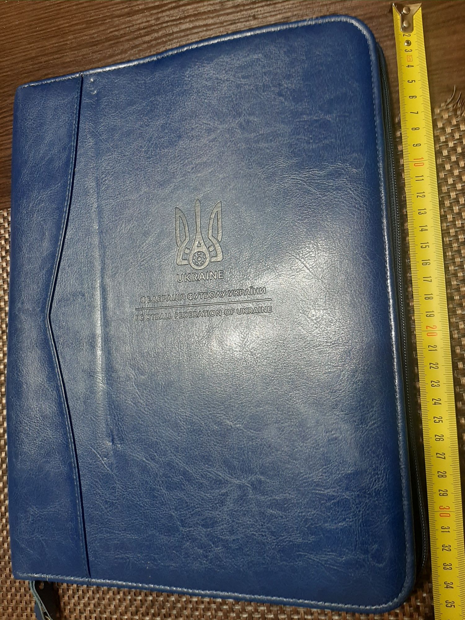 Папка для бумаг Украина Федерация Футбола. Блакнот. Ежедневник