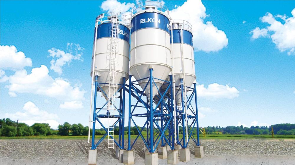 Modułowy Silos na cement o pojemności 75 ton (55 m³) + dostawą