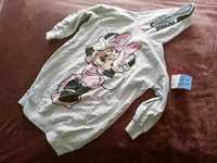 Bluza dresowa sukienka z kapturem myszka Minnie Disney 116