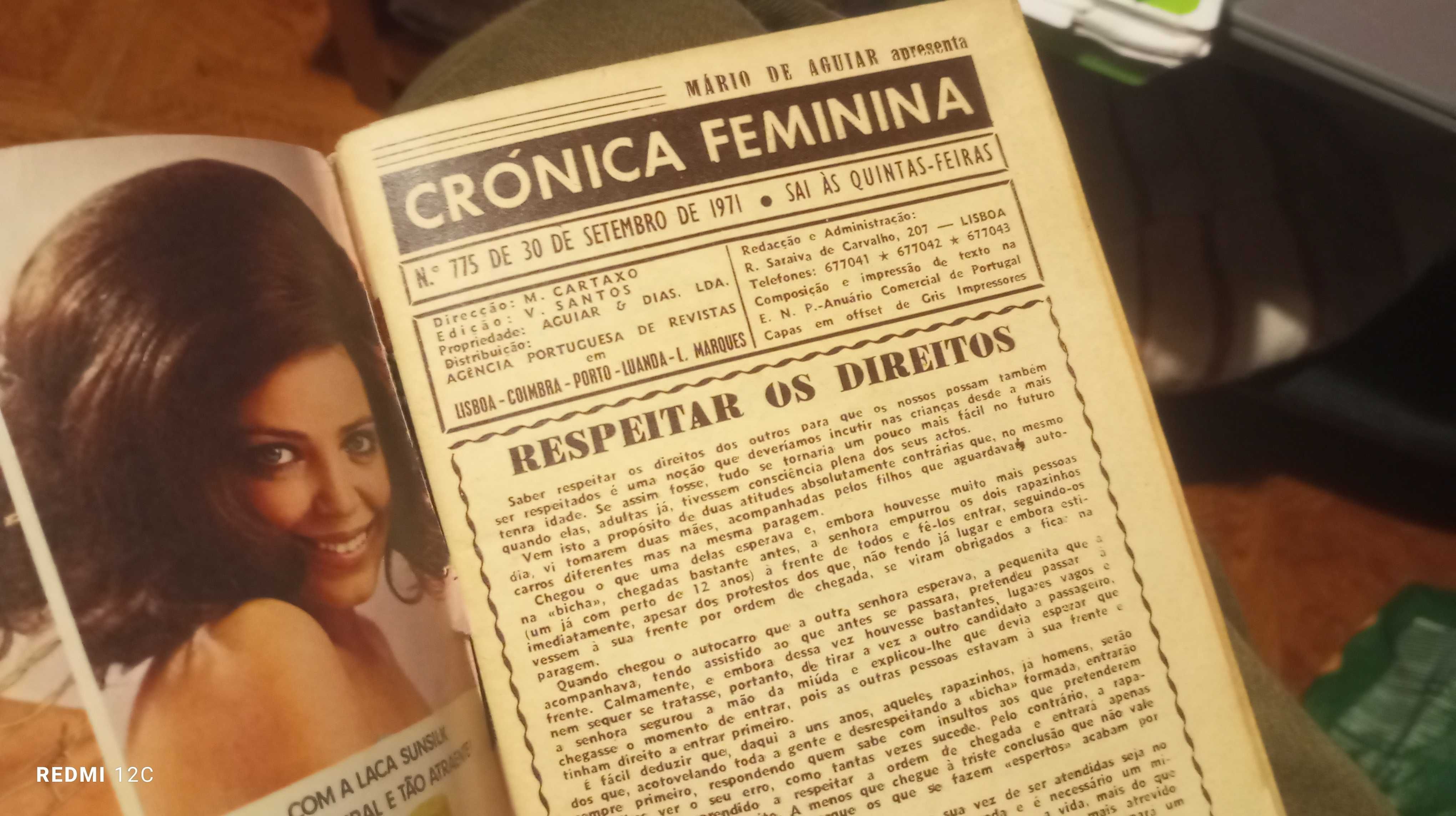 Exemplar de uma crônica feminina