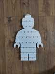 Ekspozytor organizer na minifigurki Lego biały