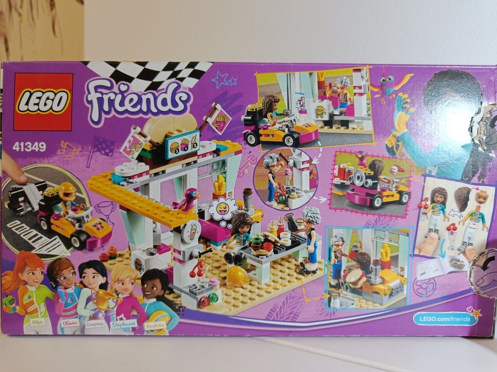 LEGO friends 41349 wyścigowa restauracja z burgrami