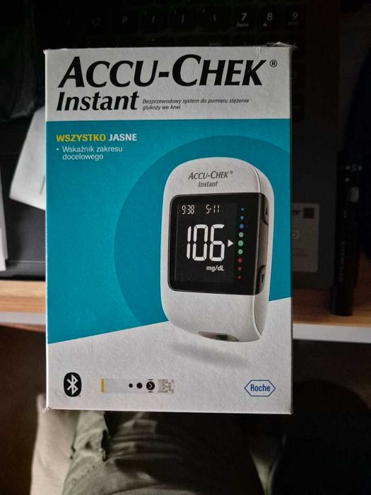 Accu check instant, bezprzewodowy pomiar stężenia cukru