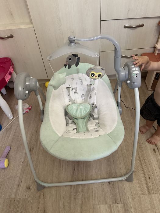 Шезлонг качеля для новородженных