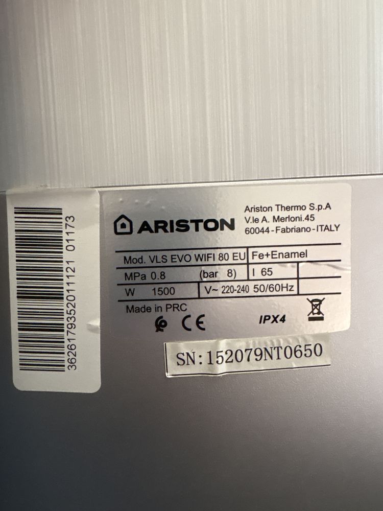 Boiler Ariston Velis 80