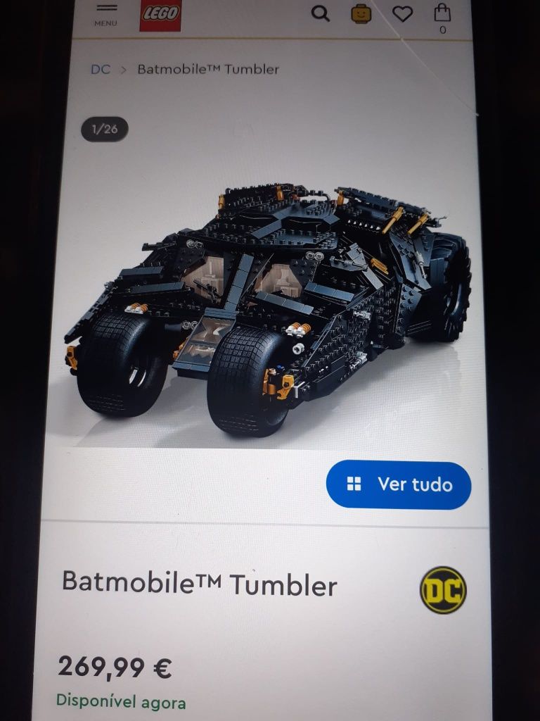 Lego 76240  Batmobile Tumbler