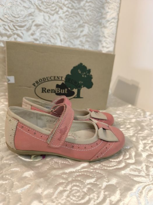 Baletki dziewczęce  nowe skóra naturalna rozmiar 36