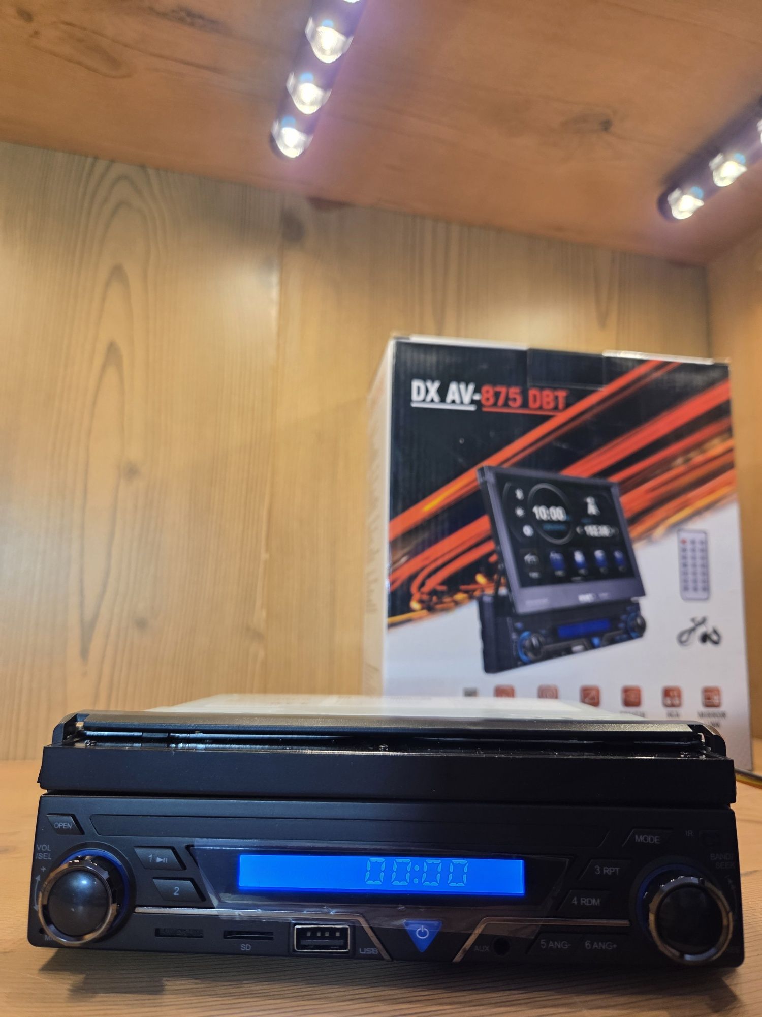 Radioodtwarzacz Monitor 7cali//Dotyk//Bluetooth//Usb//