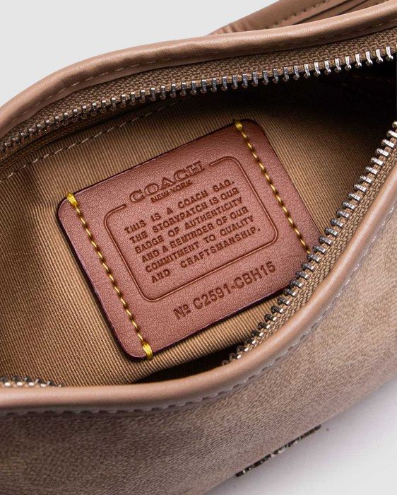 Coach Laurel Small Shoulder Bag In Signature Canvas