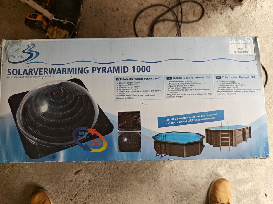 Solarny podgrzewacz wody do basenu