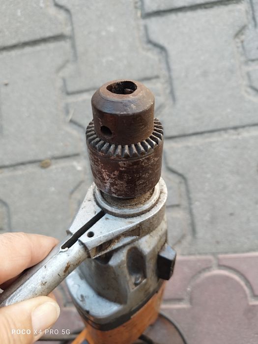 Wiertarka metalowa z czasów PRL