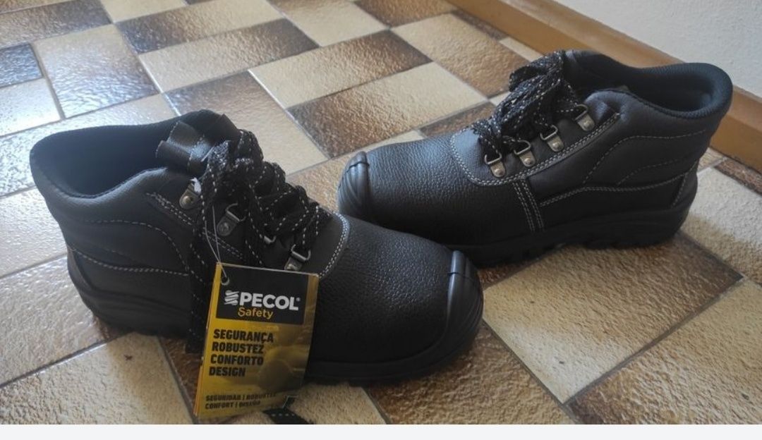 Bota biqueira de aço tamanho 40