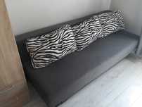 Sofa rozkladana szara