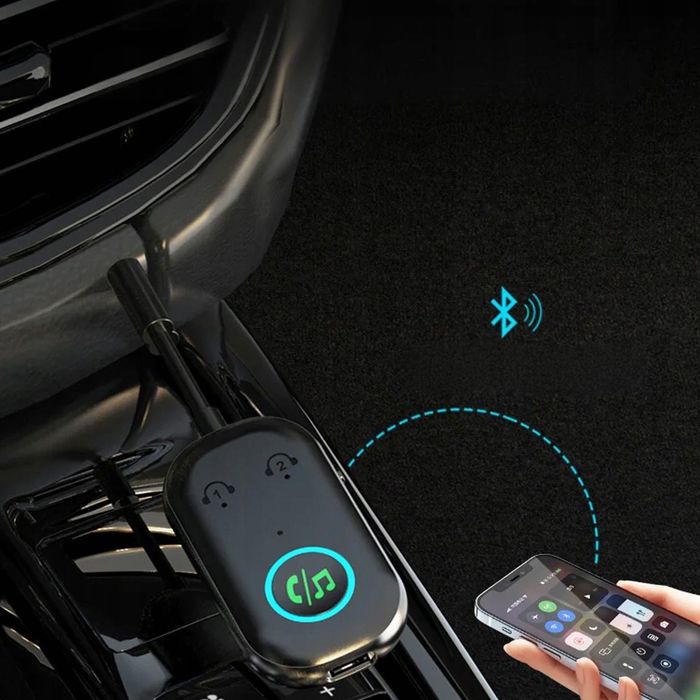 4W1 Odbiornik Nadajnik Bluetooth 5.3 Audio AUX Z Mini Jack 3,5mm