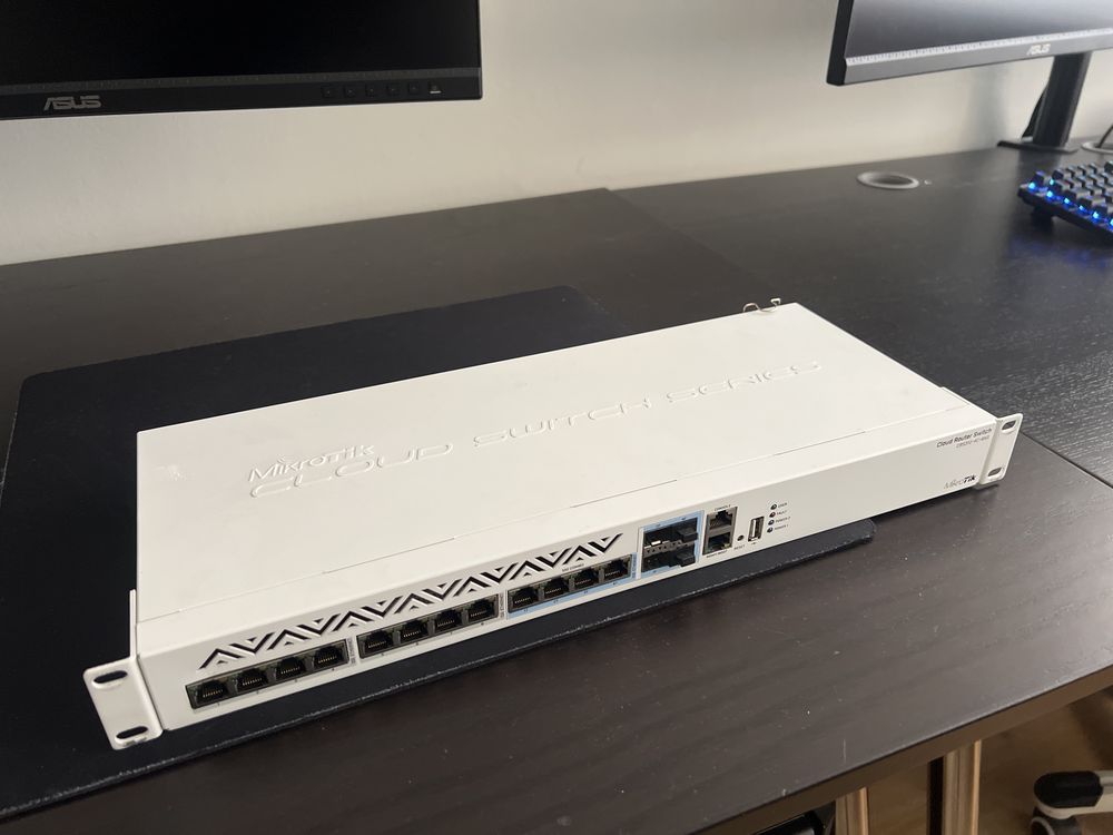 Switch mikrotik CRS312-4C-8XG