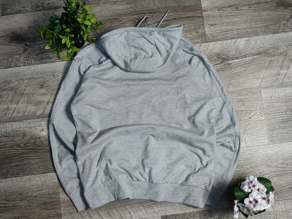 LONSDALE на лампасах худі чоловіче сіре бавовна L