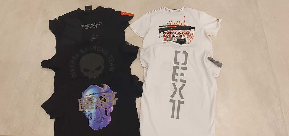 Kurtki, bluzy, spodnie dla szczupłego, same konkrety 182cm, L, 18 szt