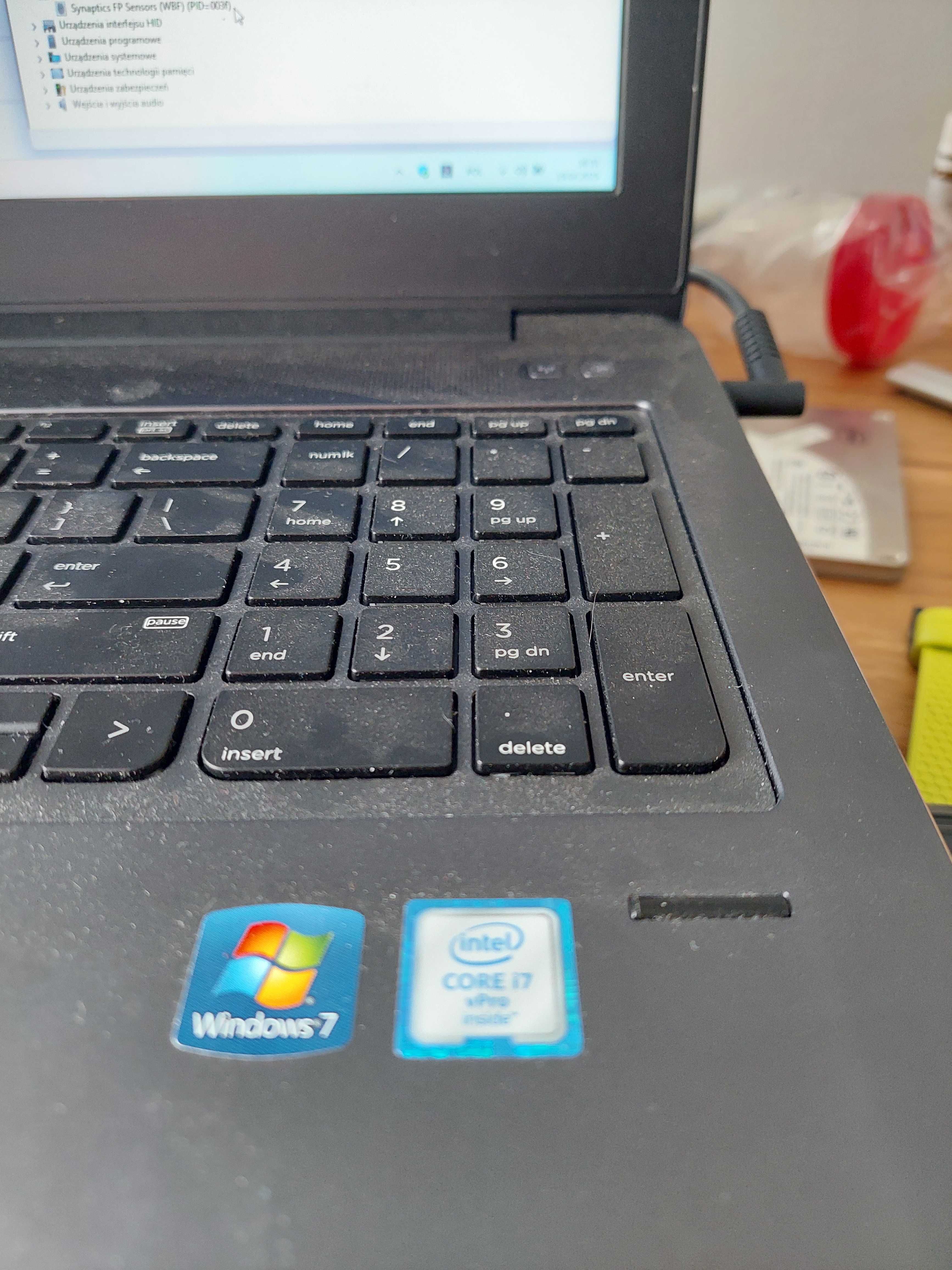 Laptop HP ZBook 15 G3 i7-6820HQ 16GB Quadr2000M + stacja+Org Win11 PRO