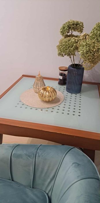 Stół szklany rozkładany