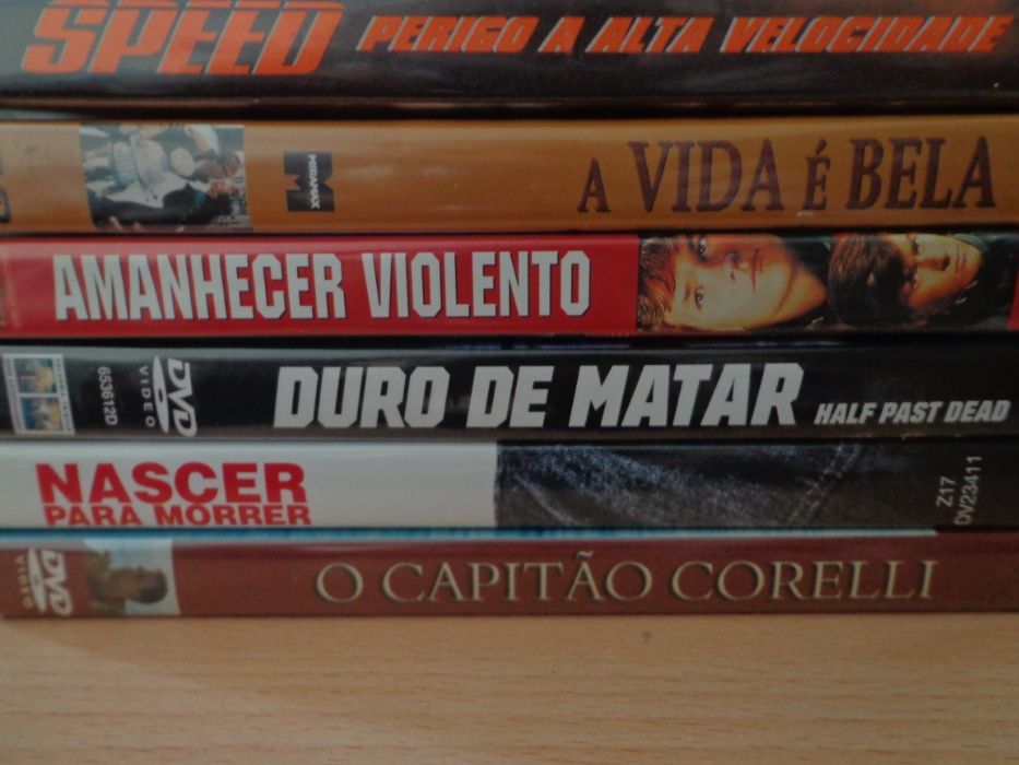 Conjunto de 20 filmes em DVD (vendo ao lote ou unidade)