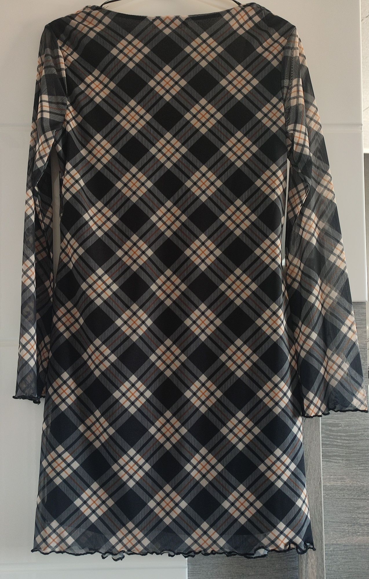 Vestido xadrez; tamanho 40