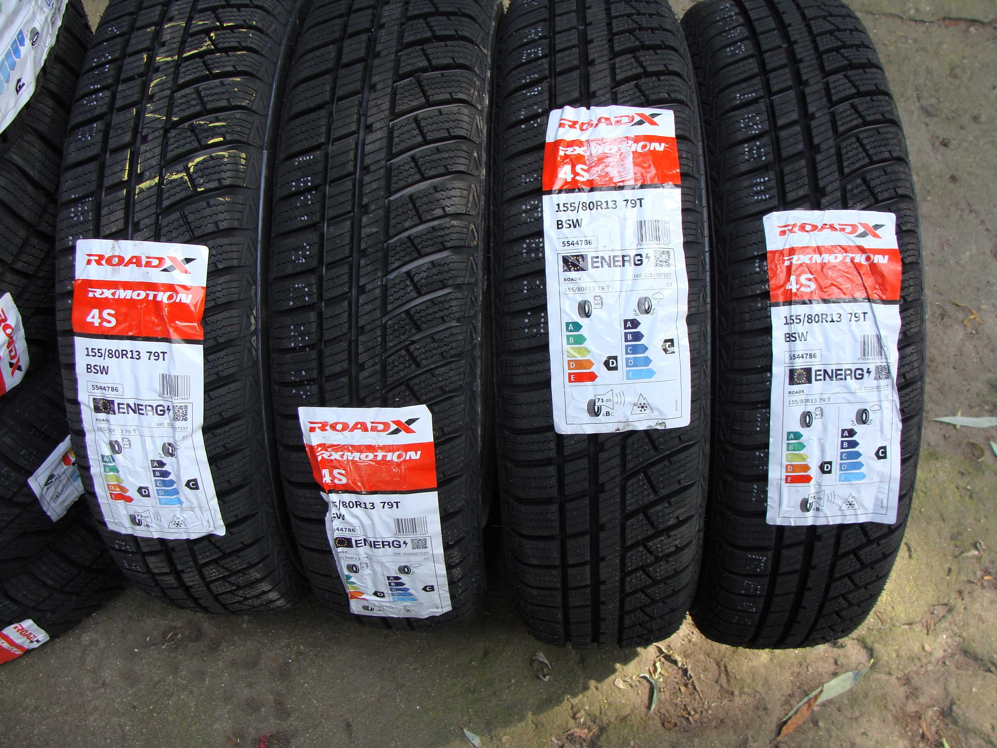 Opony 155 / 80 R 13 RoadX 4s Nowe Całoroczne 2024